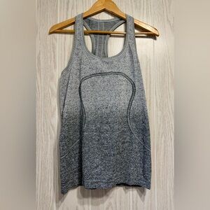 Lululemon Swiftly Tech Racerback Tank Gray Size 12 EUC